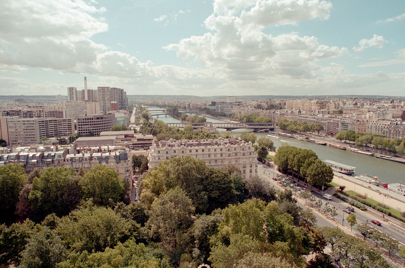 View from Tour Eiffel toward the Seine