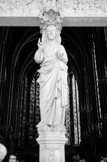 Ste-Chapelle, balcony statuary