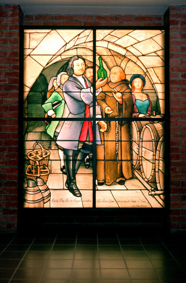 Taittinger stained glass