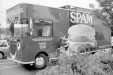 A good omen: The SpamMobile visits the Waffle Shop