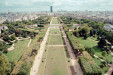 View from Tour Eiffel toward Ecole Militaire