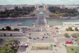 View from Tour Eiffel across the Seine